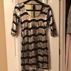 Arden B Sequins/Spandex Dress